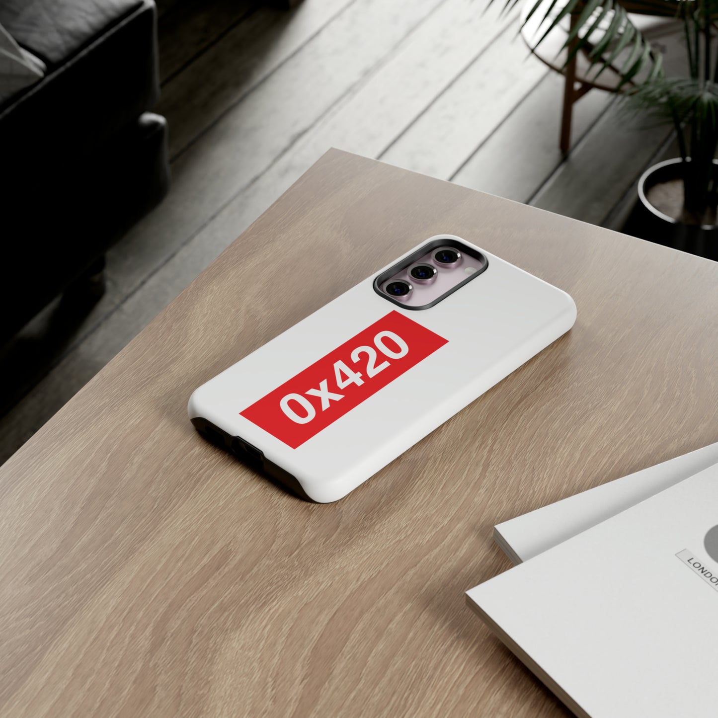 0x420 phone case small logo