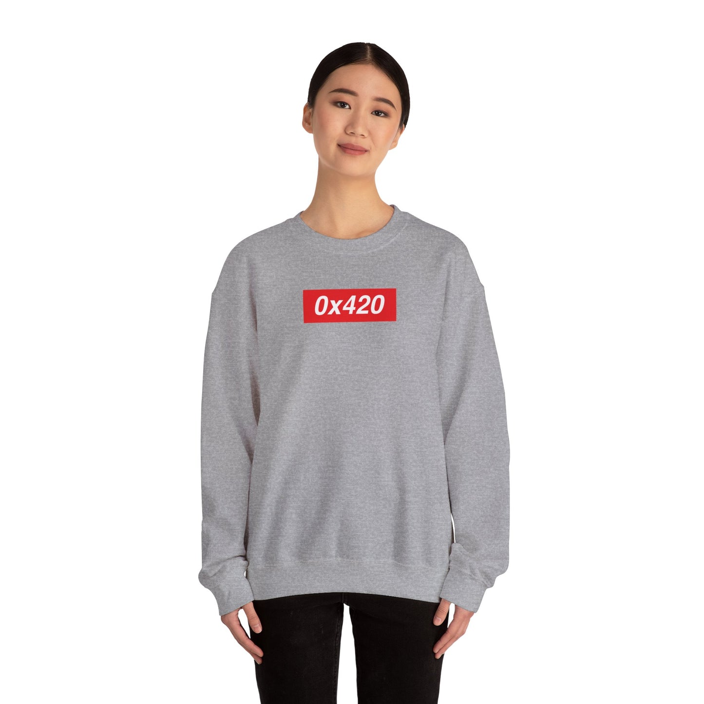 0x420 small logo sweater