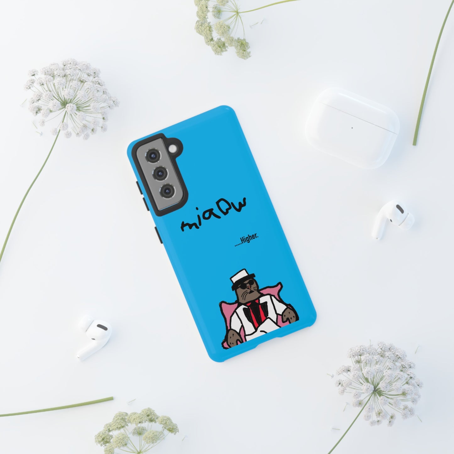 $MIAOW Phone case - Harder - Bright blue