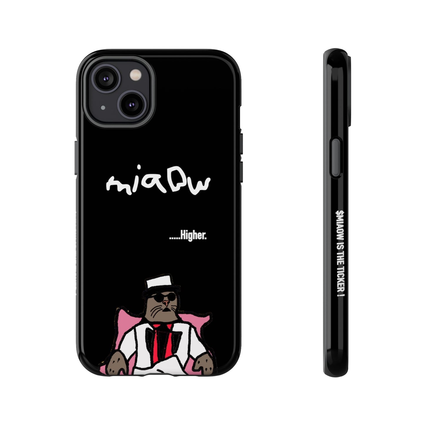 $MIAOW Phone case - Harder - Black