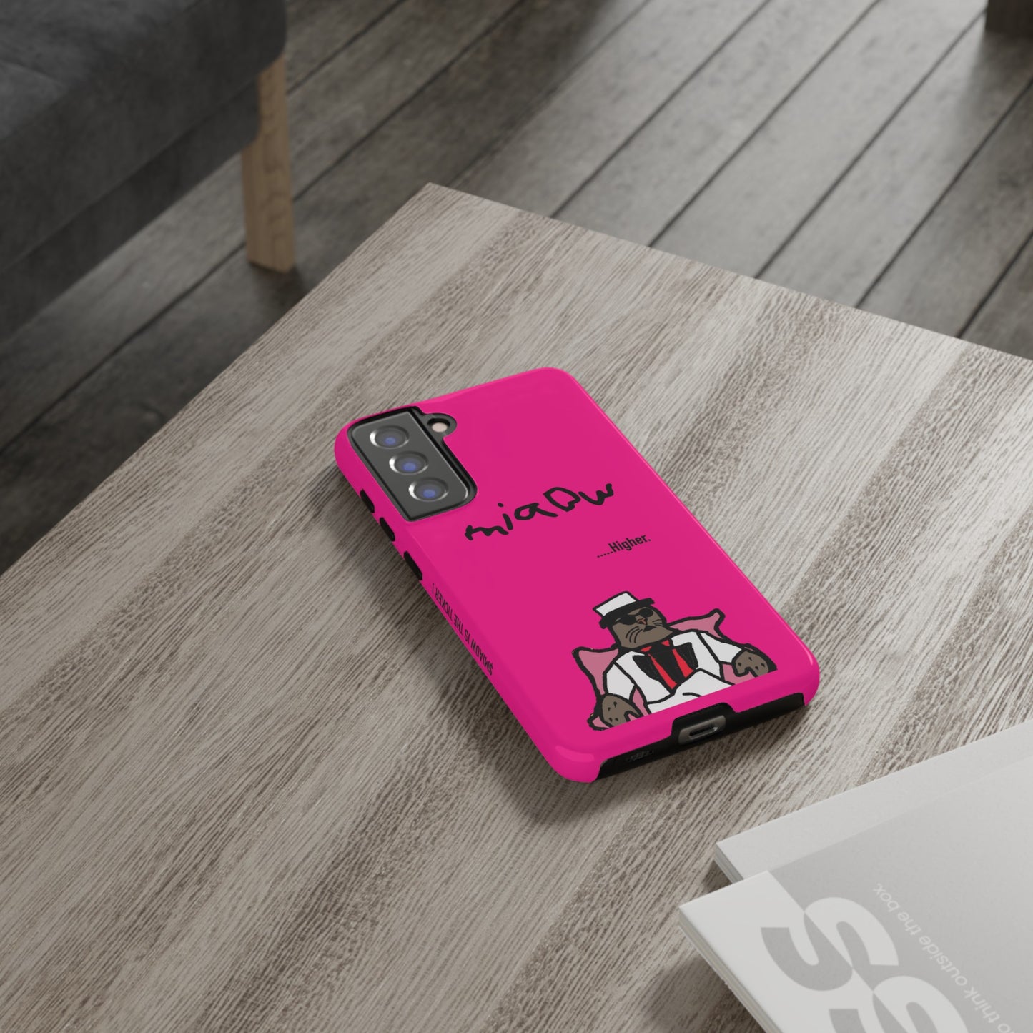 $MIAOW Phone case - Harder - Hot pink