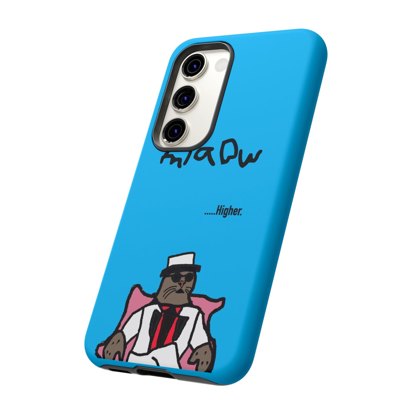 $MIAOW Phone case - Harder - Bright blue