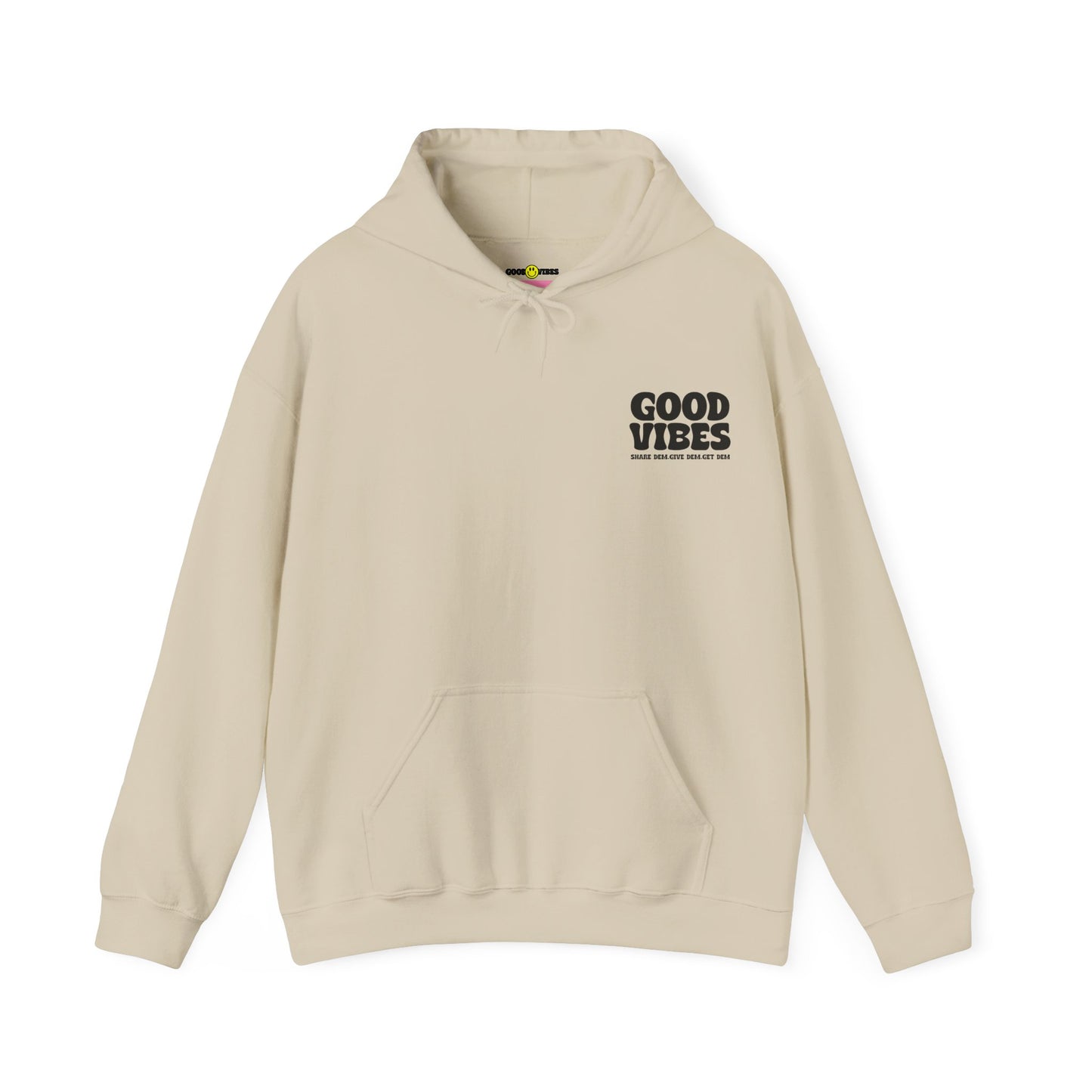 Good Vibes Hoodie | Bold Graphics, Positive Energy, & Spiritual Crypto Merch in Brights & Classics