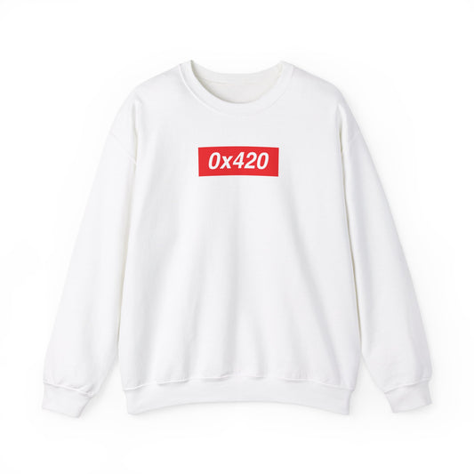 0x420 small logo sweater