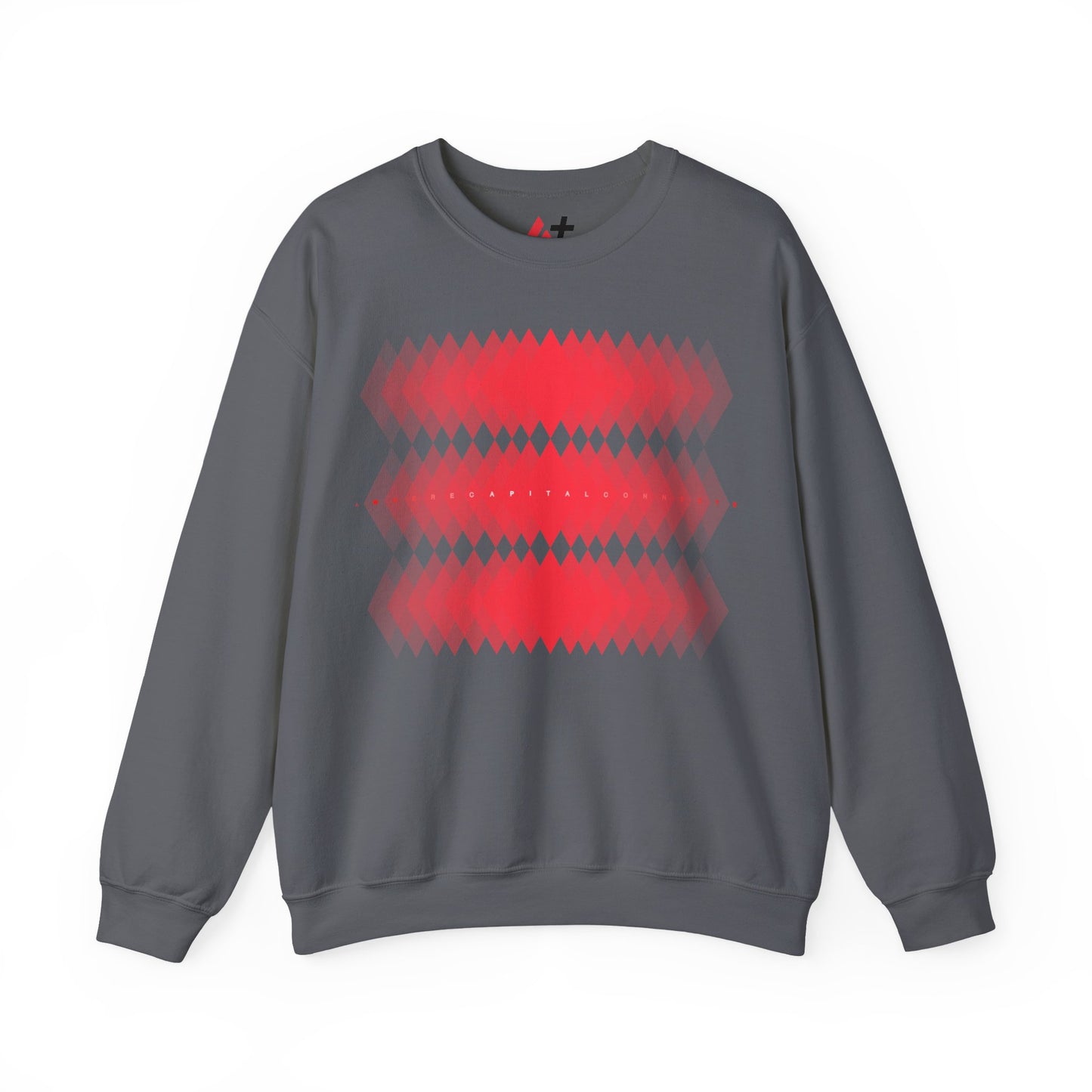 Avalanche Where Capital Connects Optical Illusion Sweatshirt