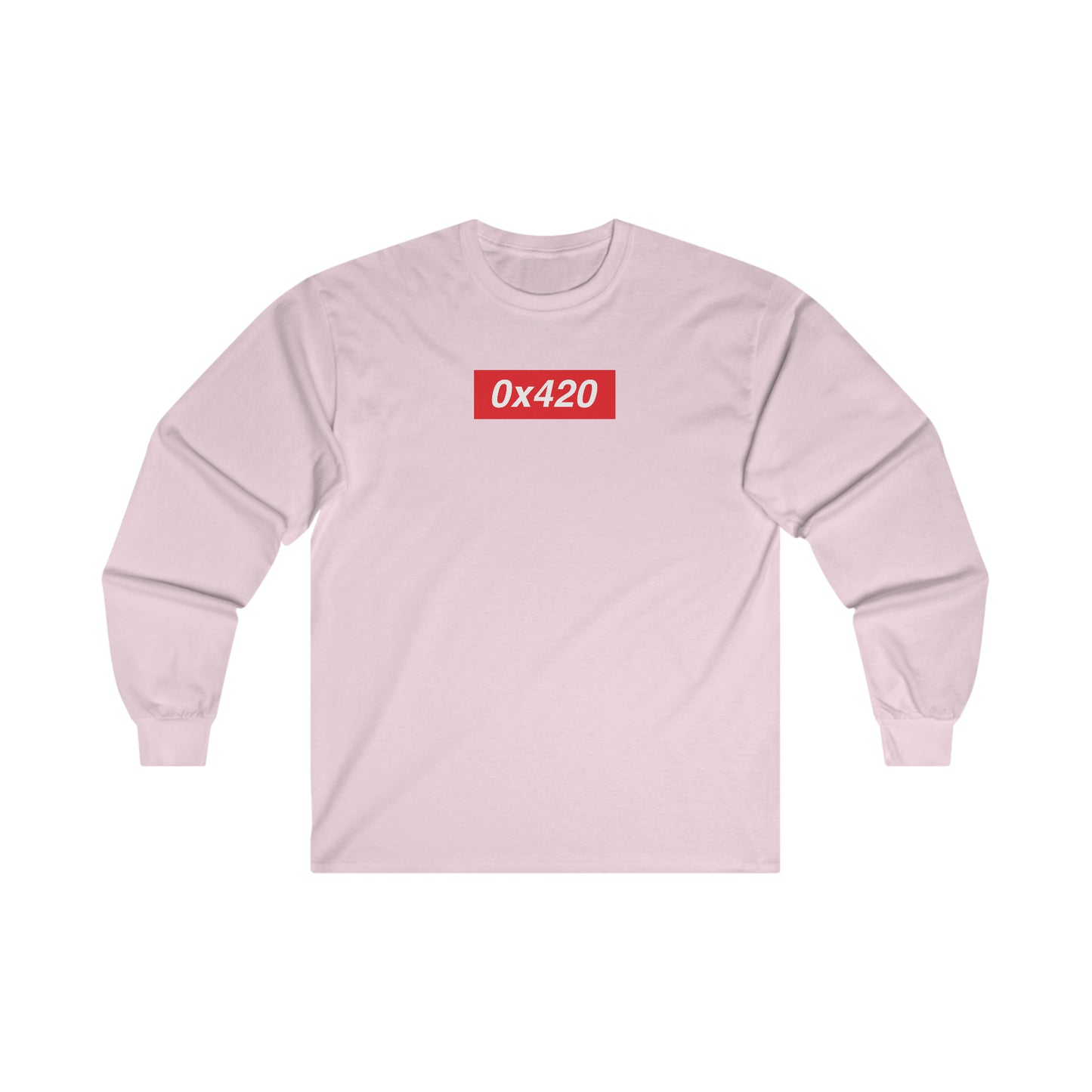 0x420 logo long sleeve t shirt