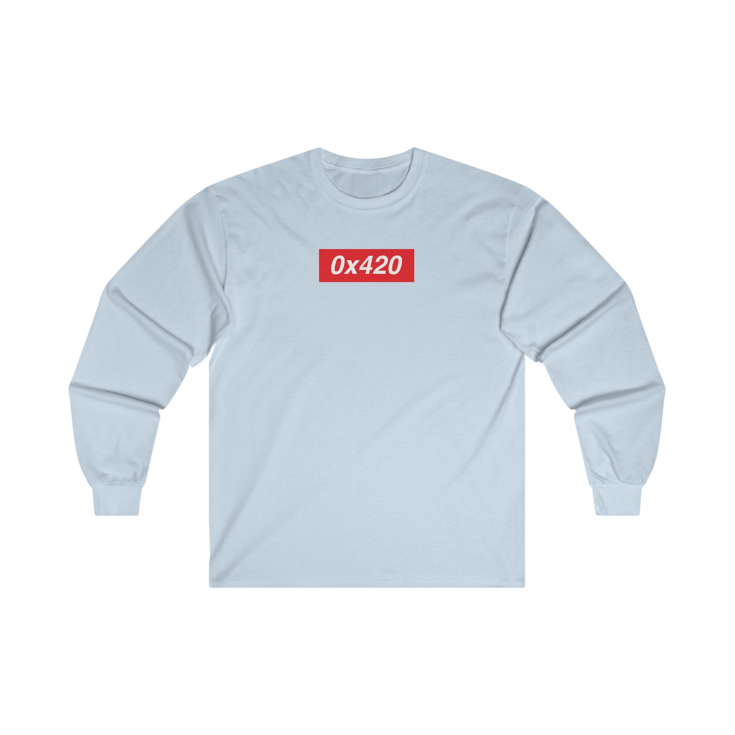 0x420 logo long sleeve t shirt