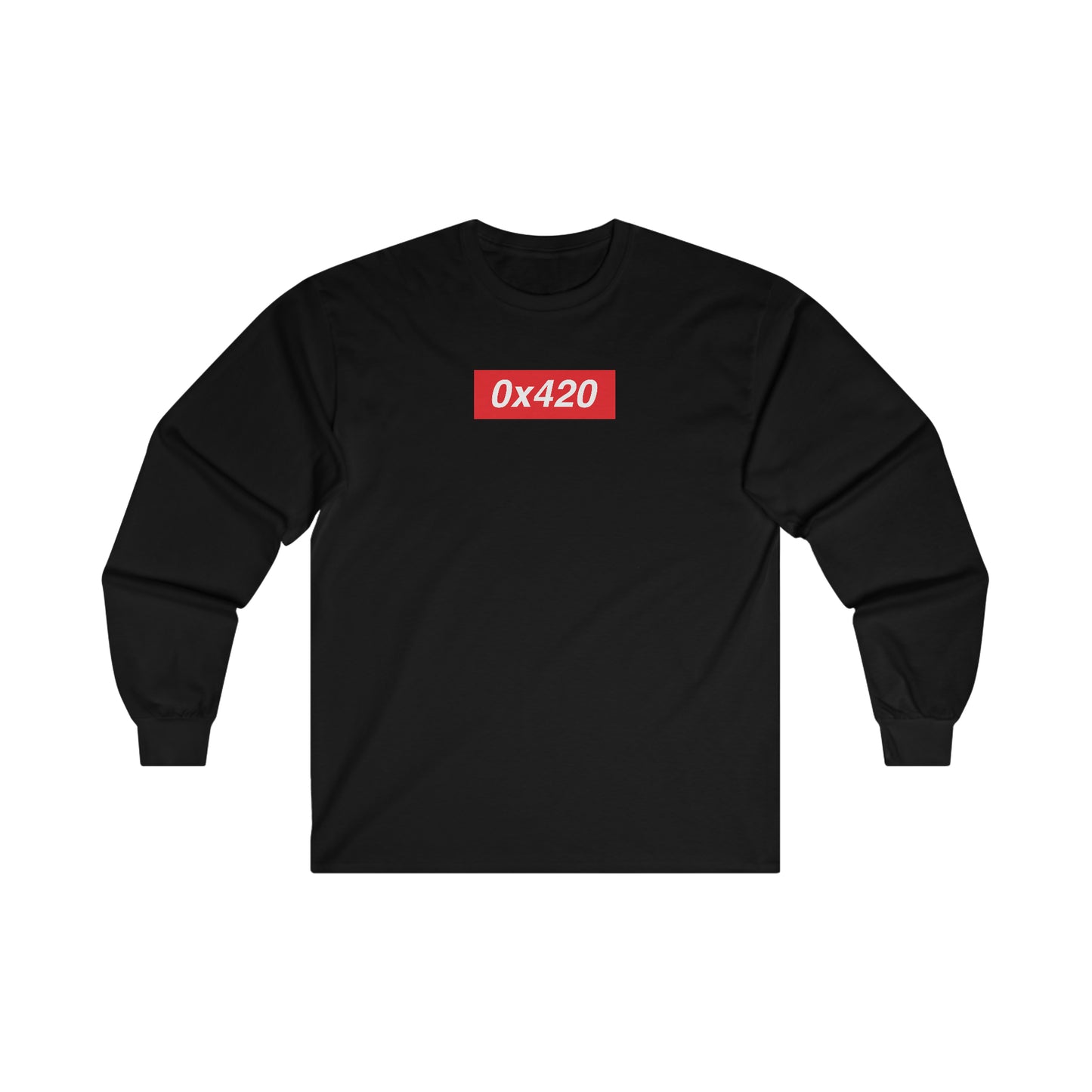 0x420 logo long sleeve t shirt