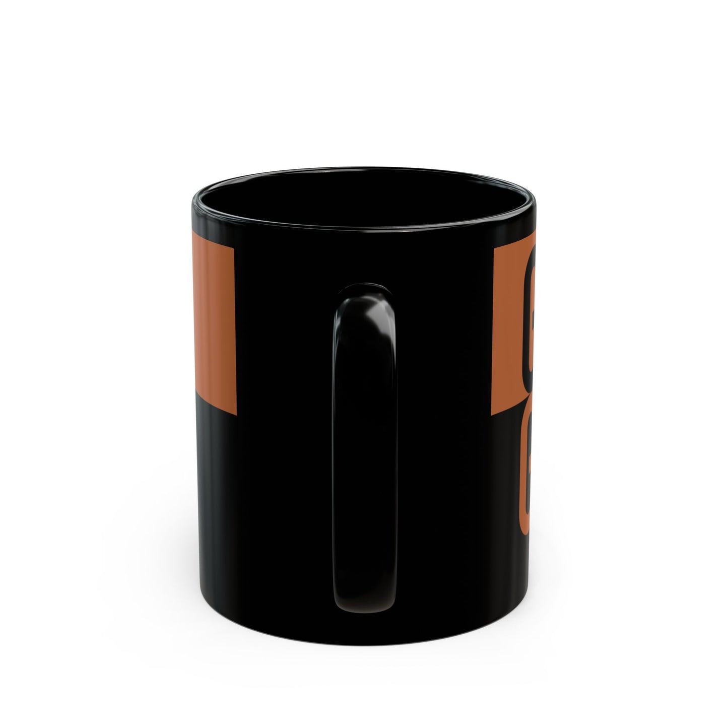 GM COFFEE MUG — Tobacco/Black | Crypto Mug | Cryptocurrency Gift | Web3 Merch