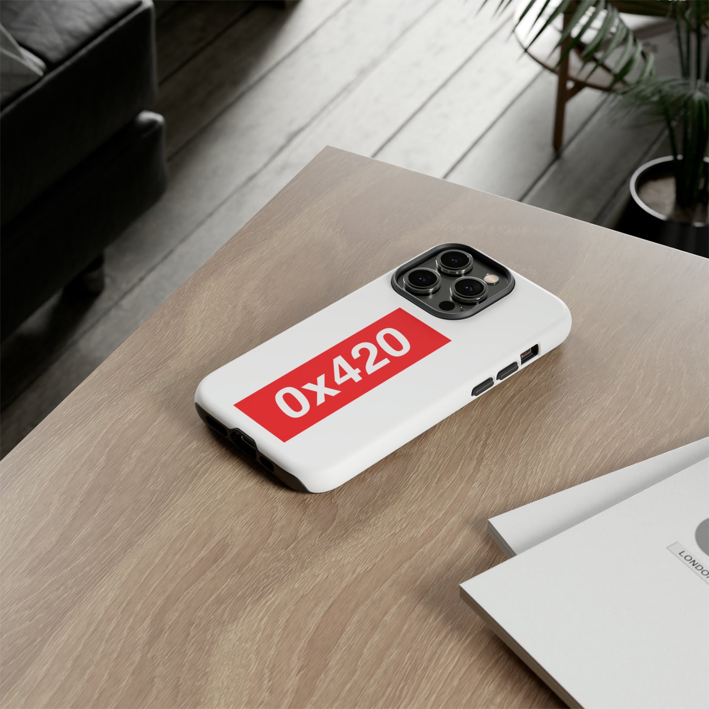 0x420 phone case small logo