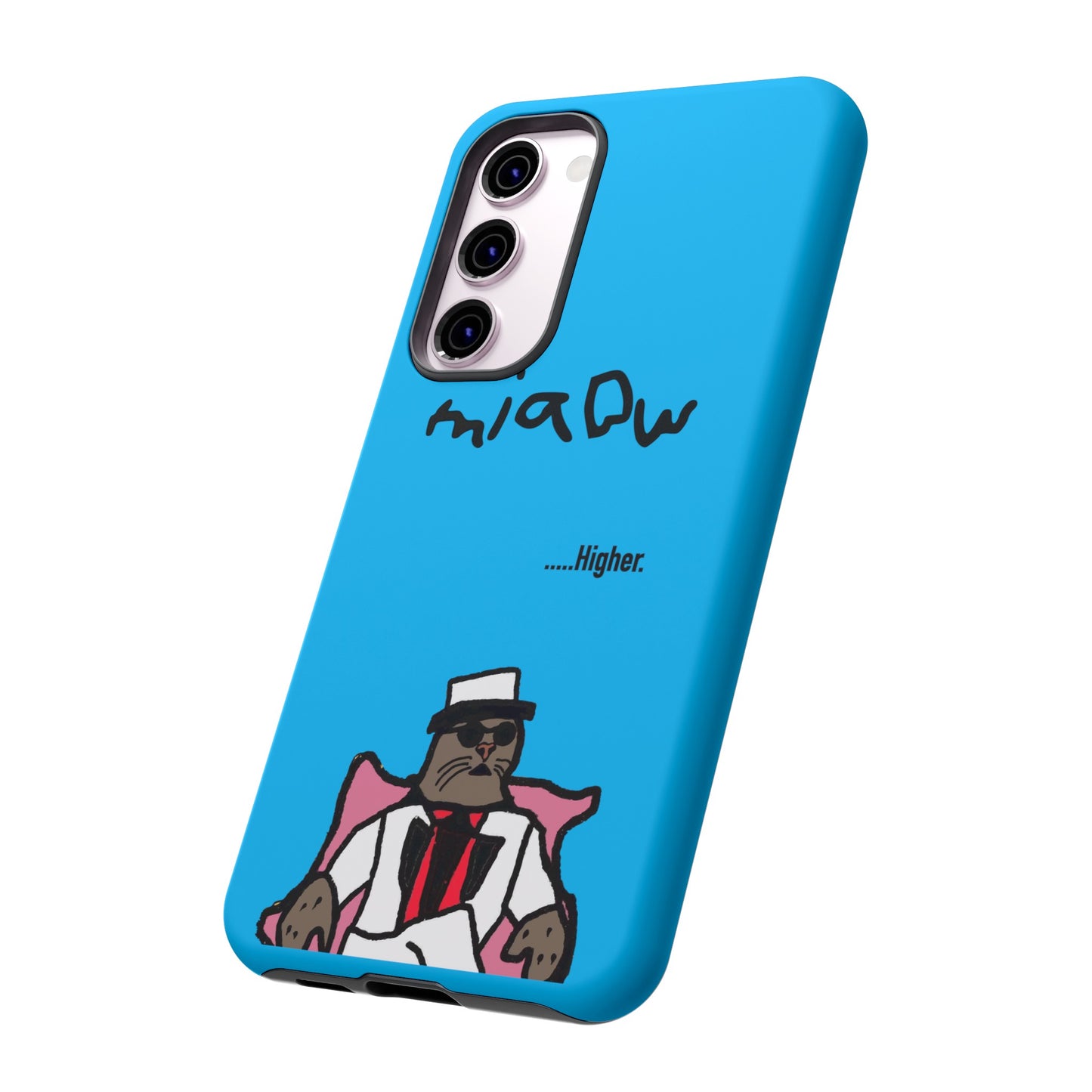 $MIAOW Phone case - Harder - Bright blue