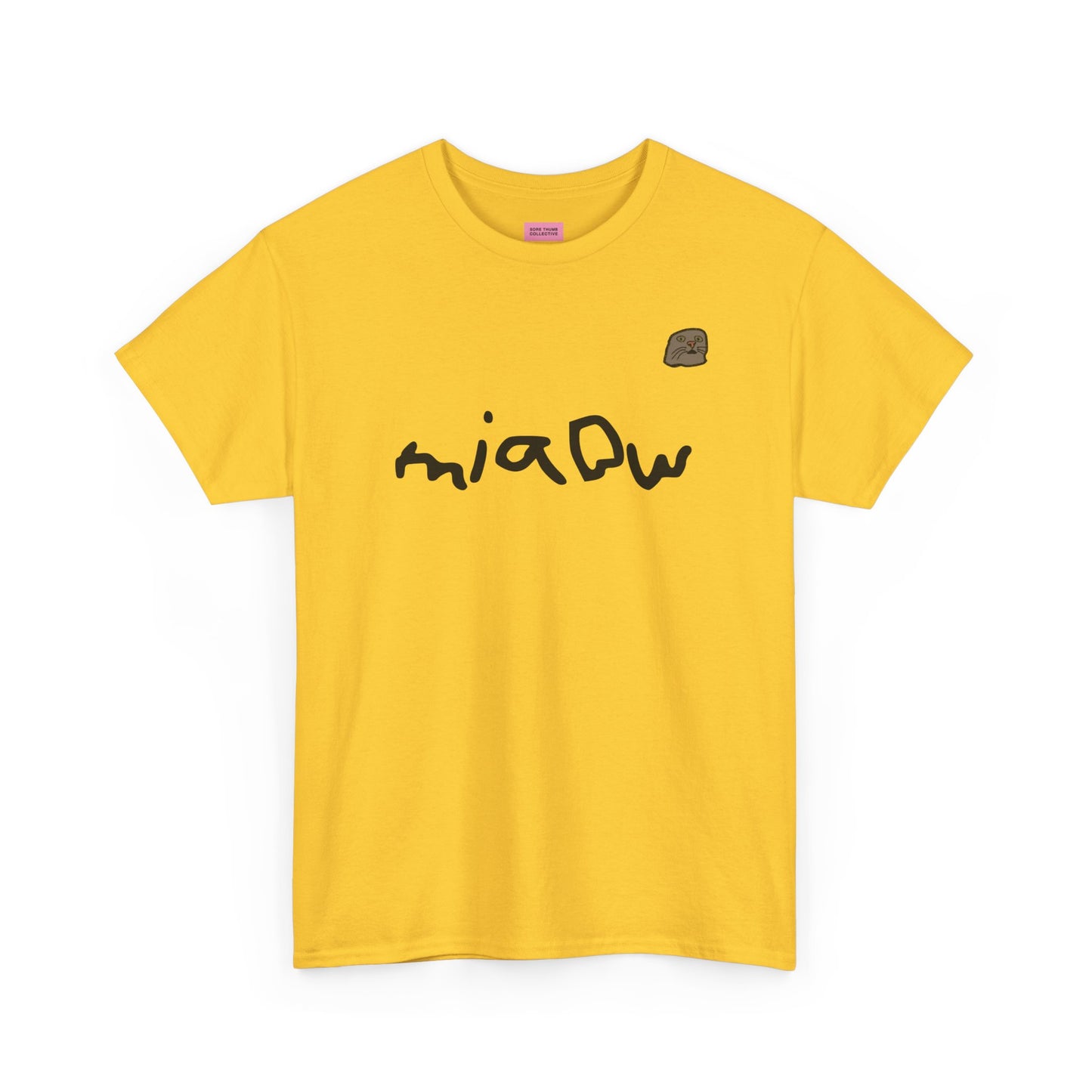 $ MIAOW harder print T shirt