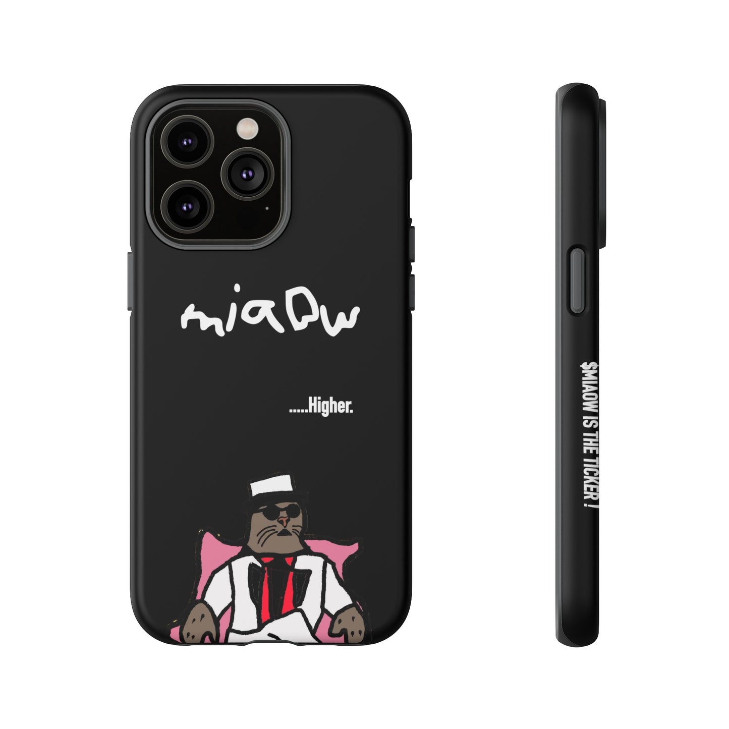 $MIAOW Phone case - Harder - Black