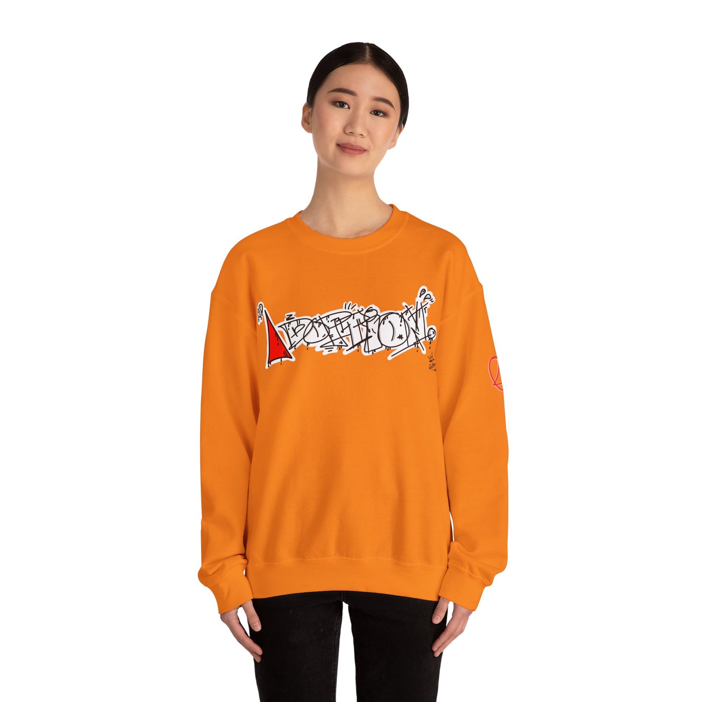 Black Avalanche Adoption Graffiti Sweatshirt