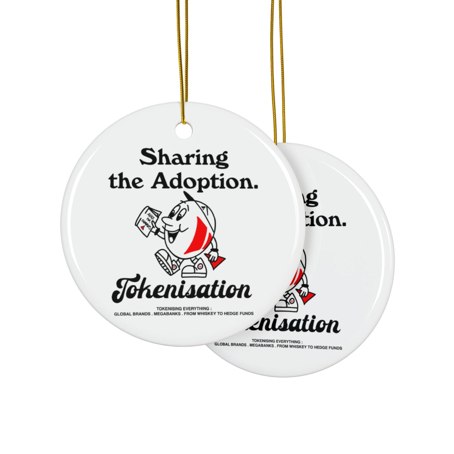 Sharing the Adoption white - Avalanche Christmas Decoration