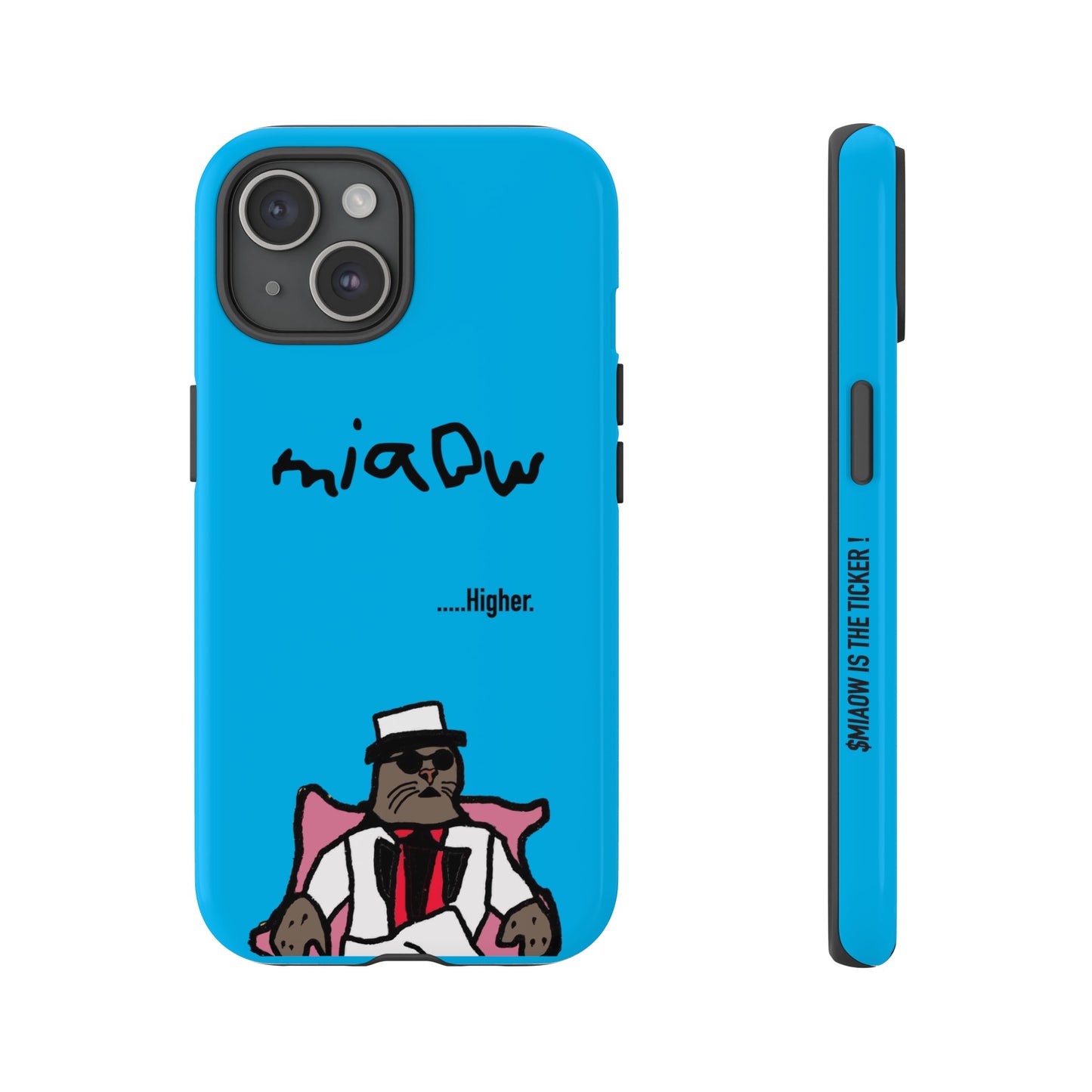 $MIAOW Phone case - Harder - Bright blue