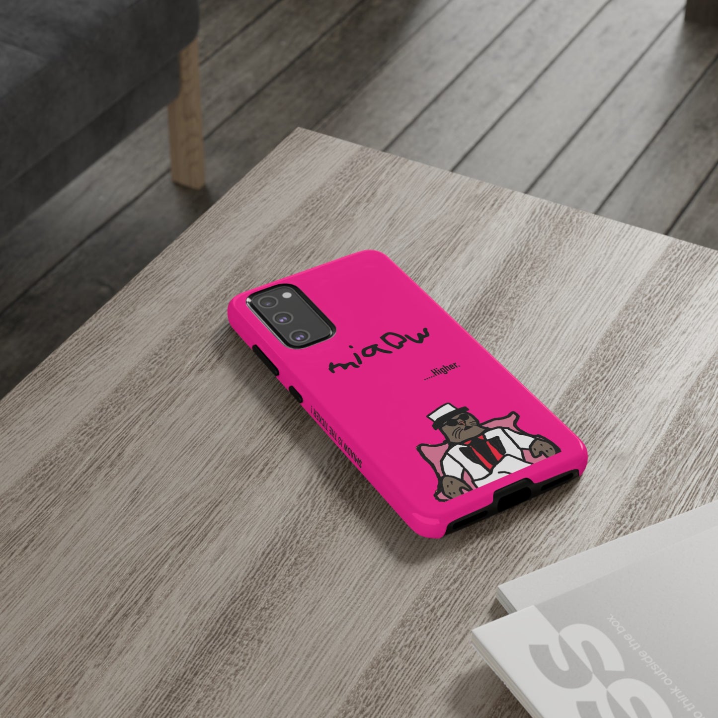 $MIAOW Phone case - Harder - Hot pink