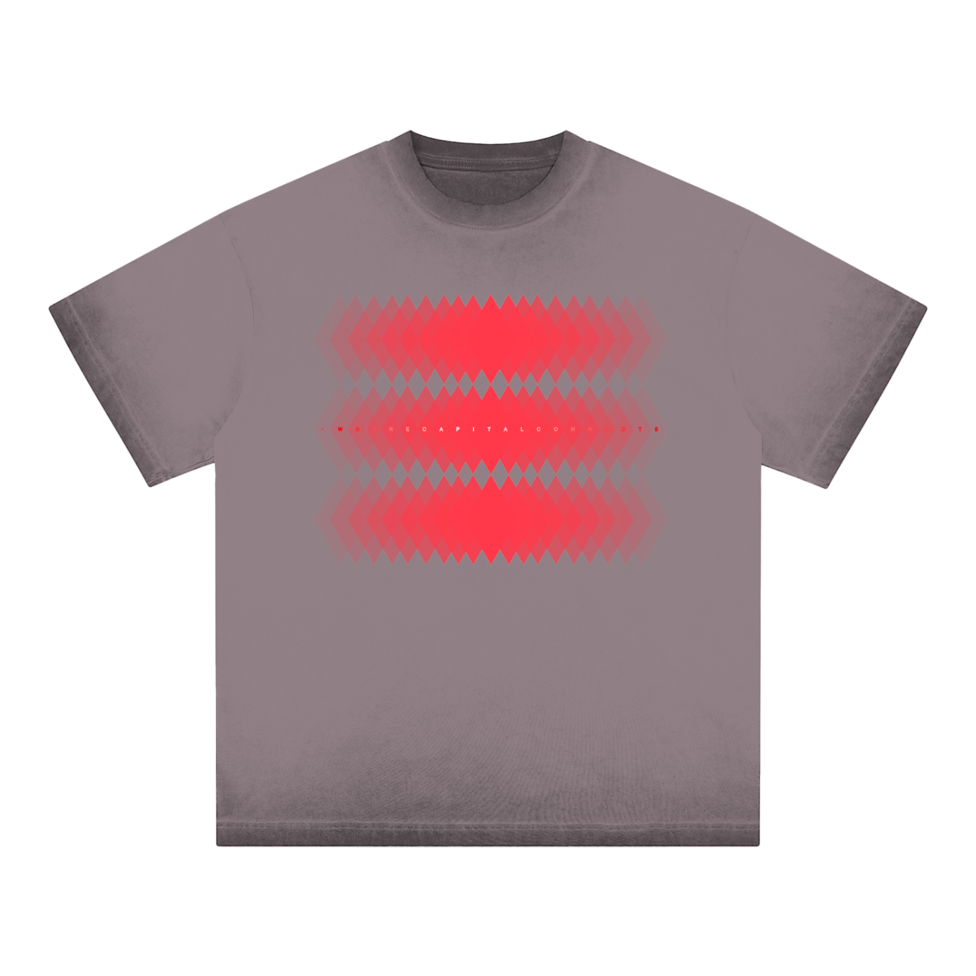 Avalanche Where Capital Connect Reverse Dyed Loose Cotton T-Shirt