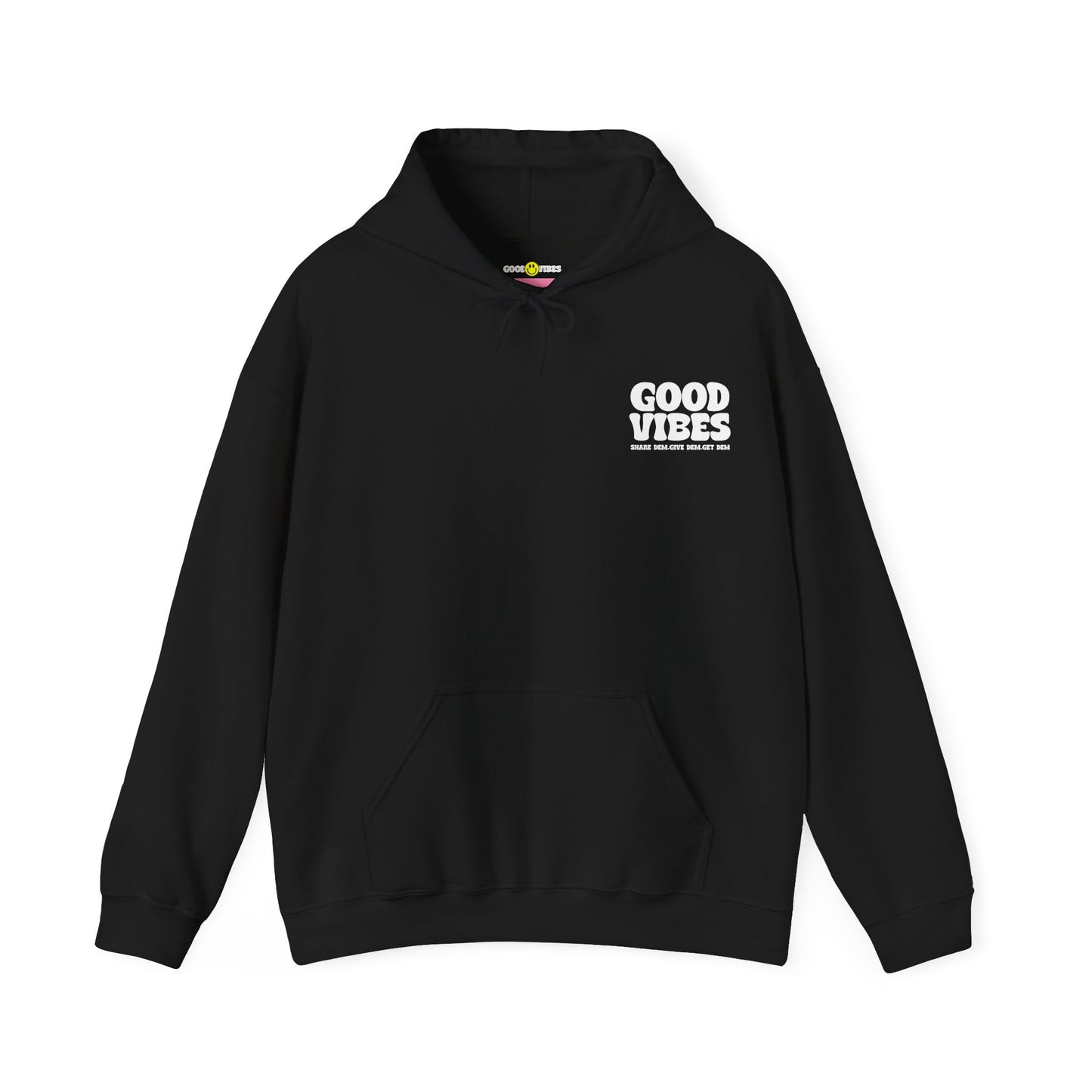 Good Vibes Hoodie | Bold Graphics, Positive Energy, & Spiritual Crypto Merch in Brights & Classics