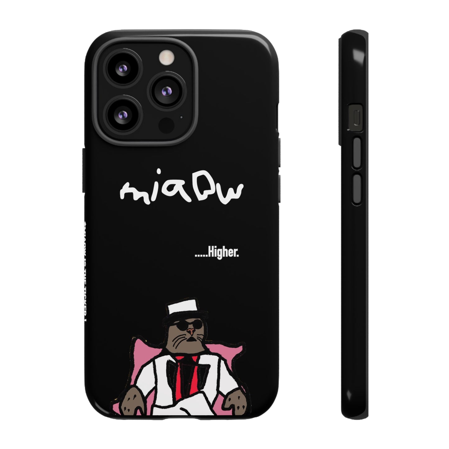 $MIAOW Phone case - Harder - Black