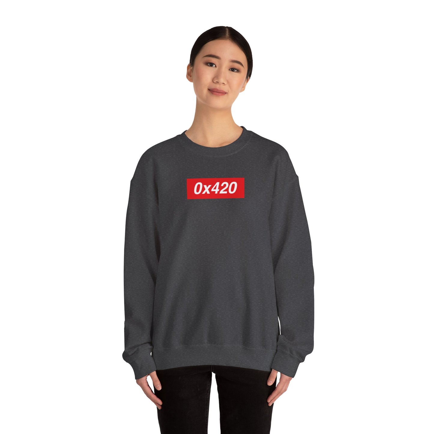 0x420 small logo sweater