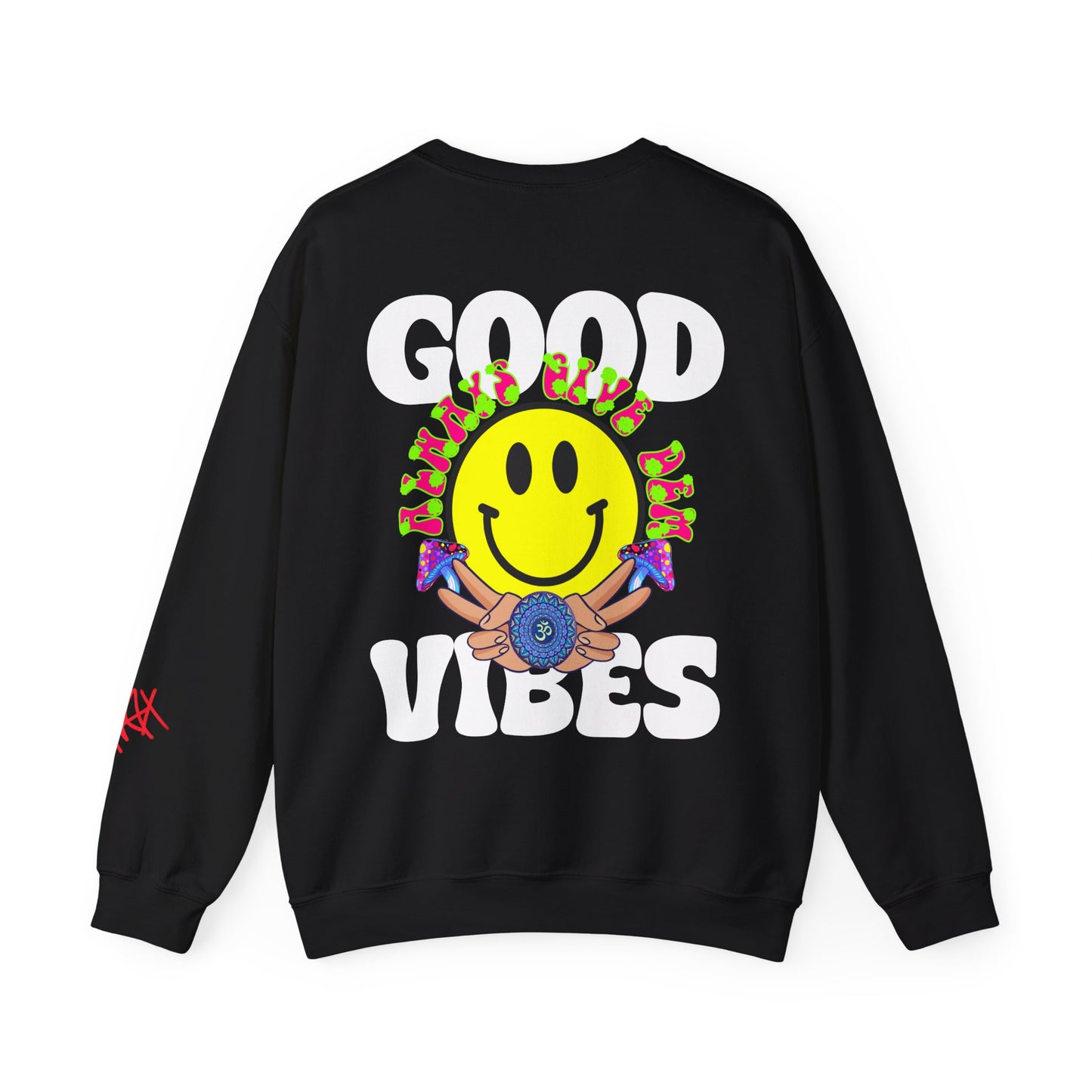 Black Avalanche Adoption Graffiti Sweatshirt