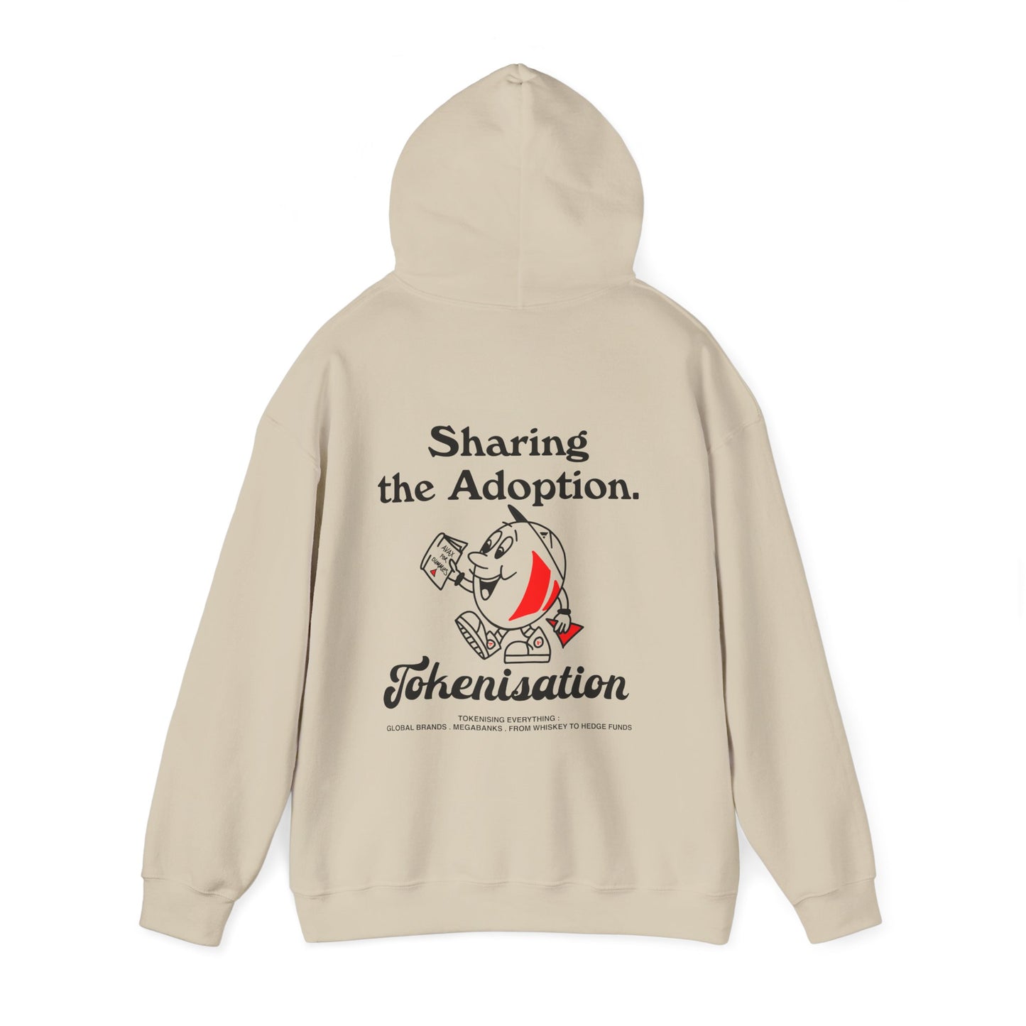 Avalanche Text Design Hoodie Black