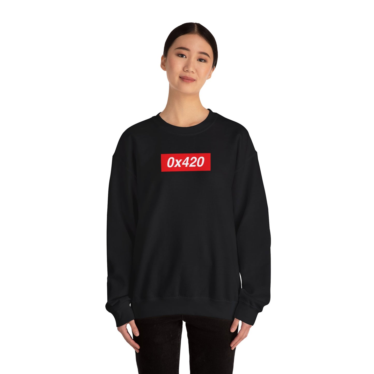 0x420 small logo sweater