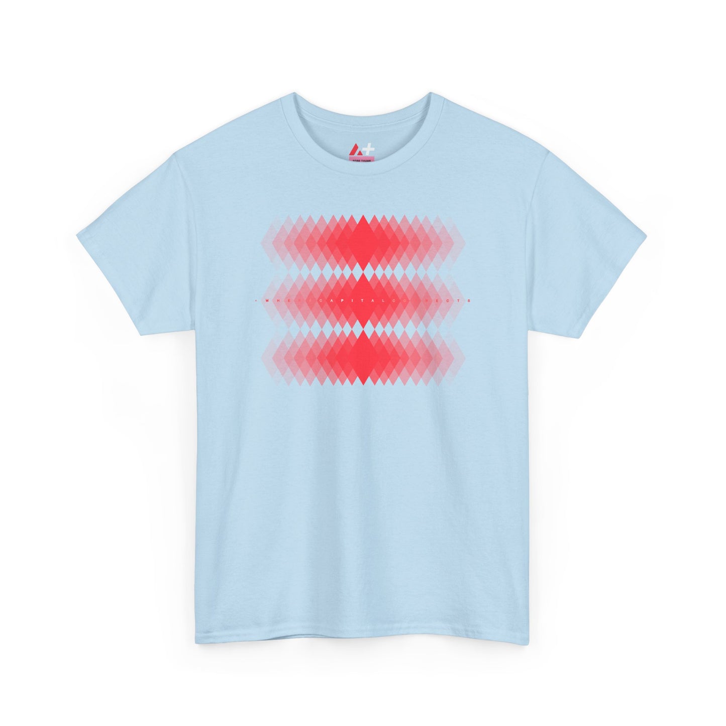 Avalanche Where Capital Connects Optical Illusion T-Shirt