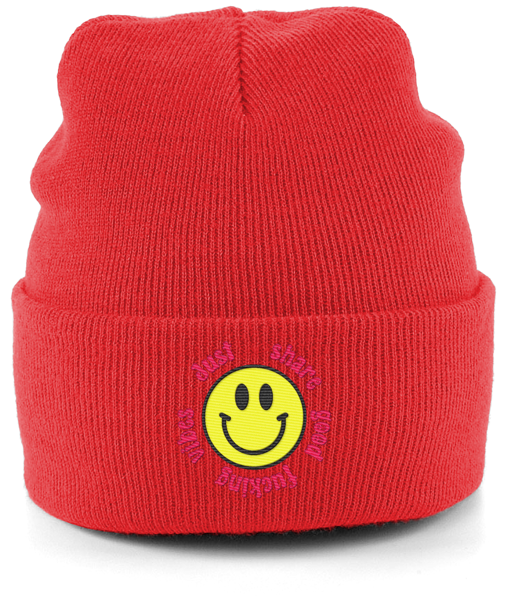 good vibes only hat red