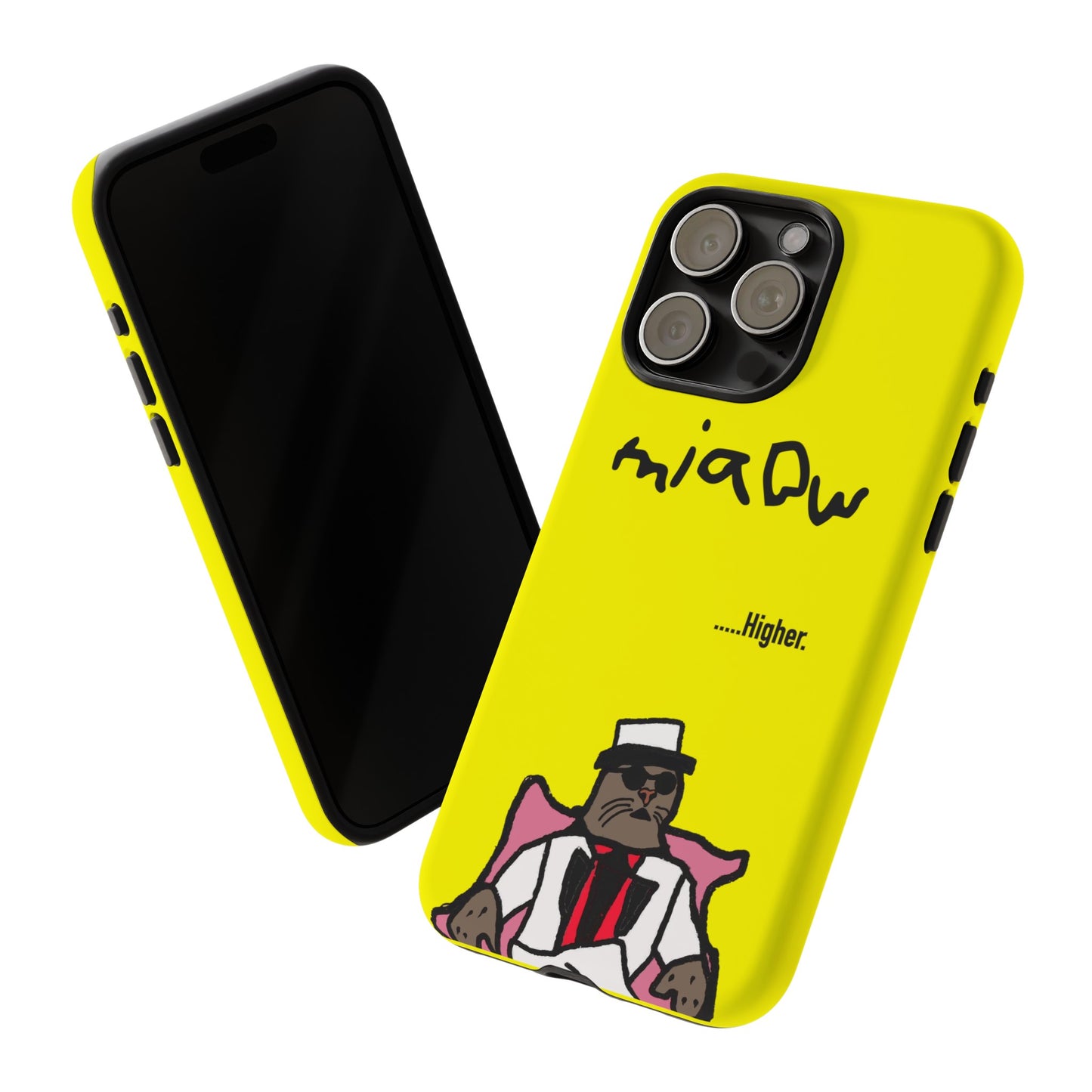 $MIAOW Phone case - Harder - Yellow