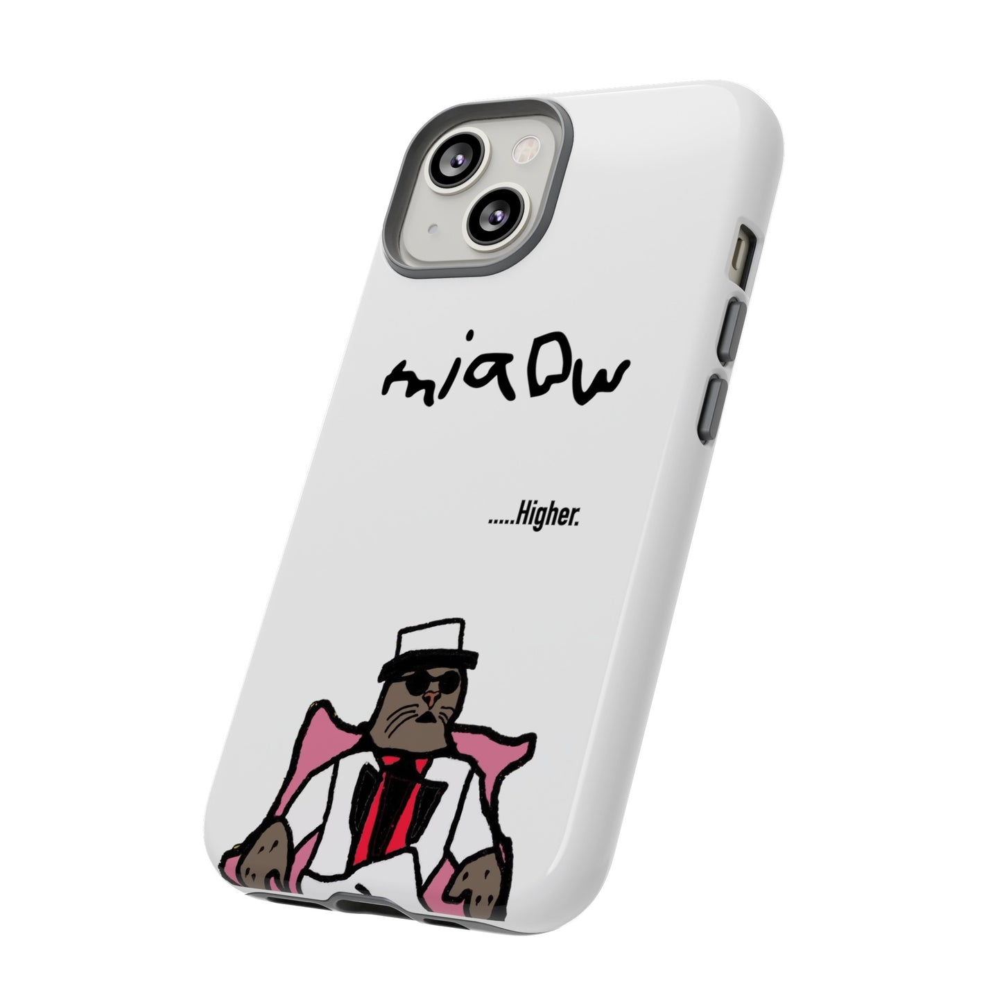 $MIAOW Phone case - Harder - White