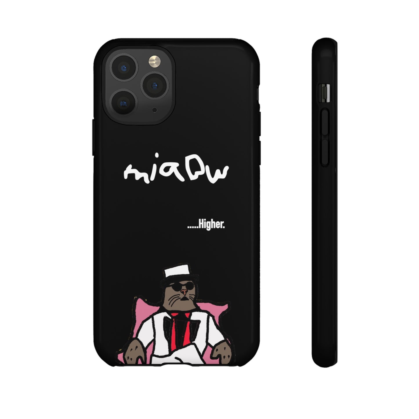 $MIAOW Phone case - Harder - Black