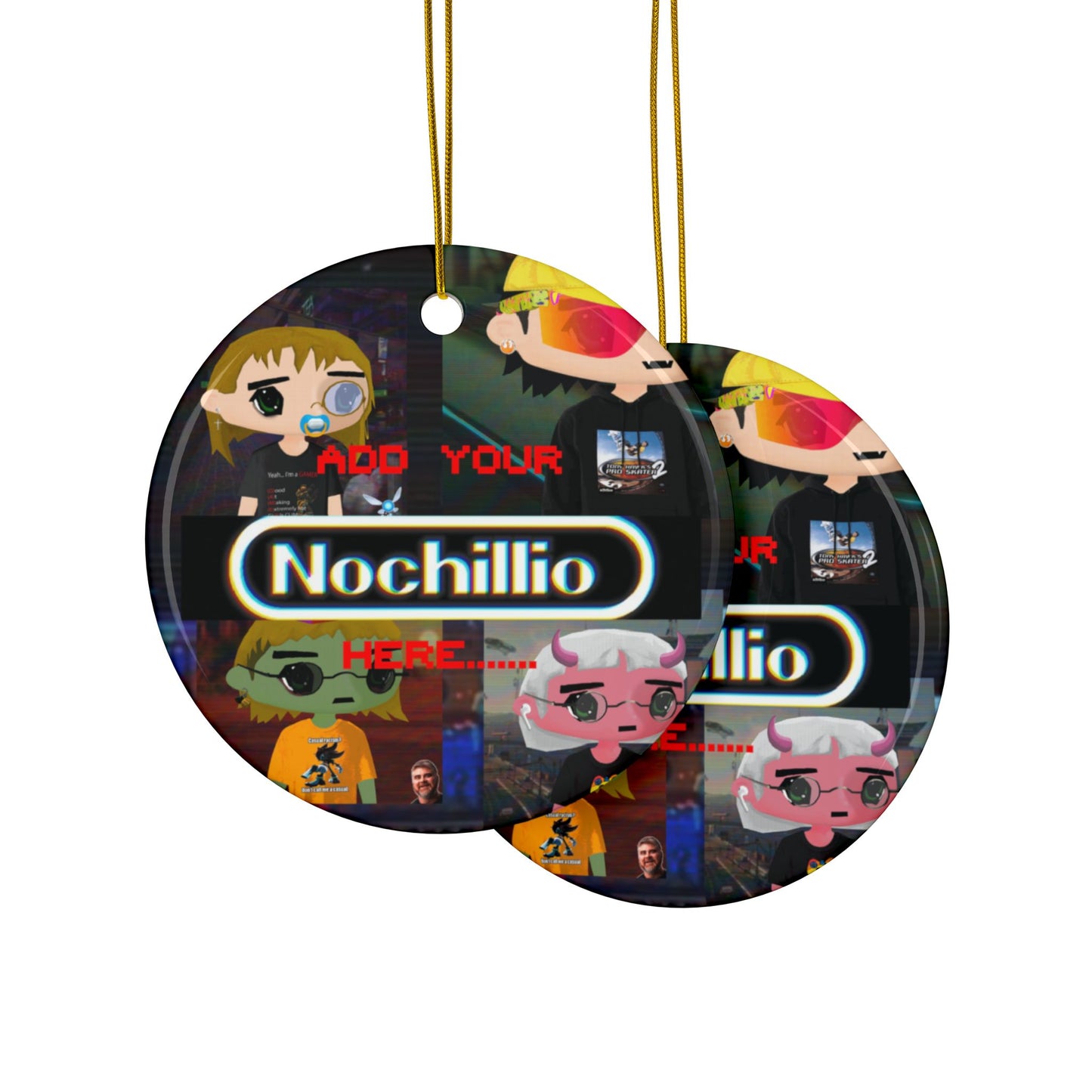 Custom NFT - Upload Your Own Nochillio Christmas Decoration