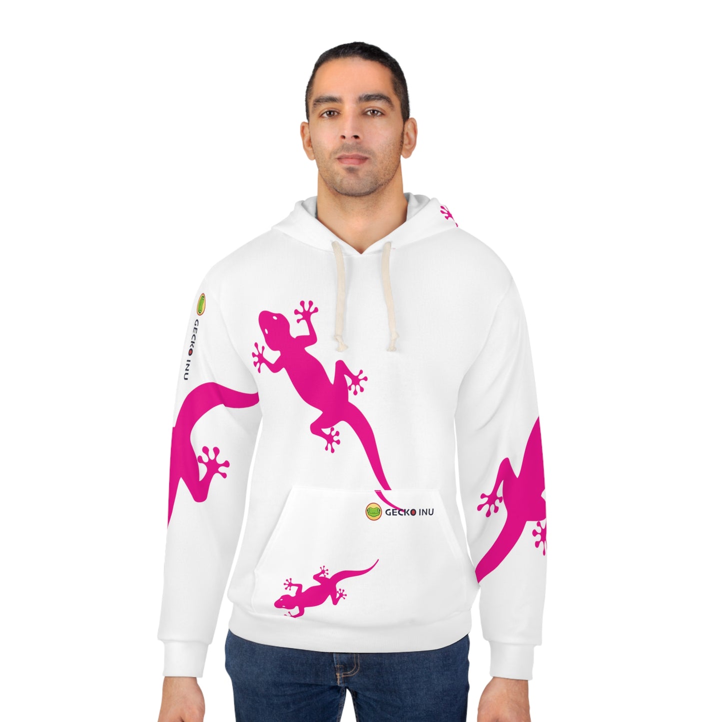 Gecko Inu print hoody