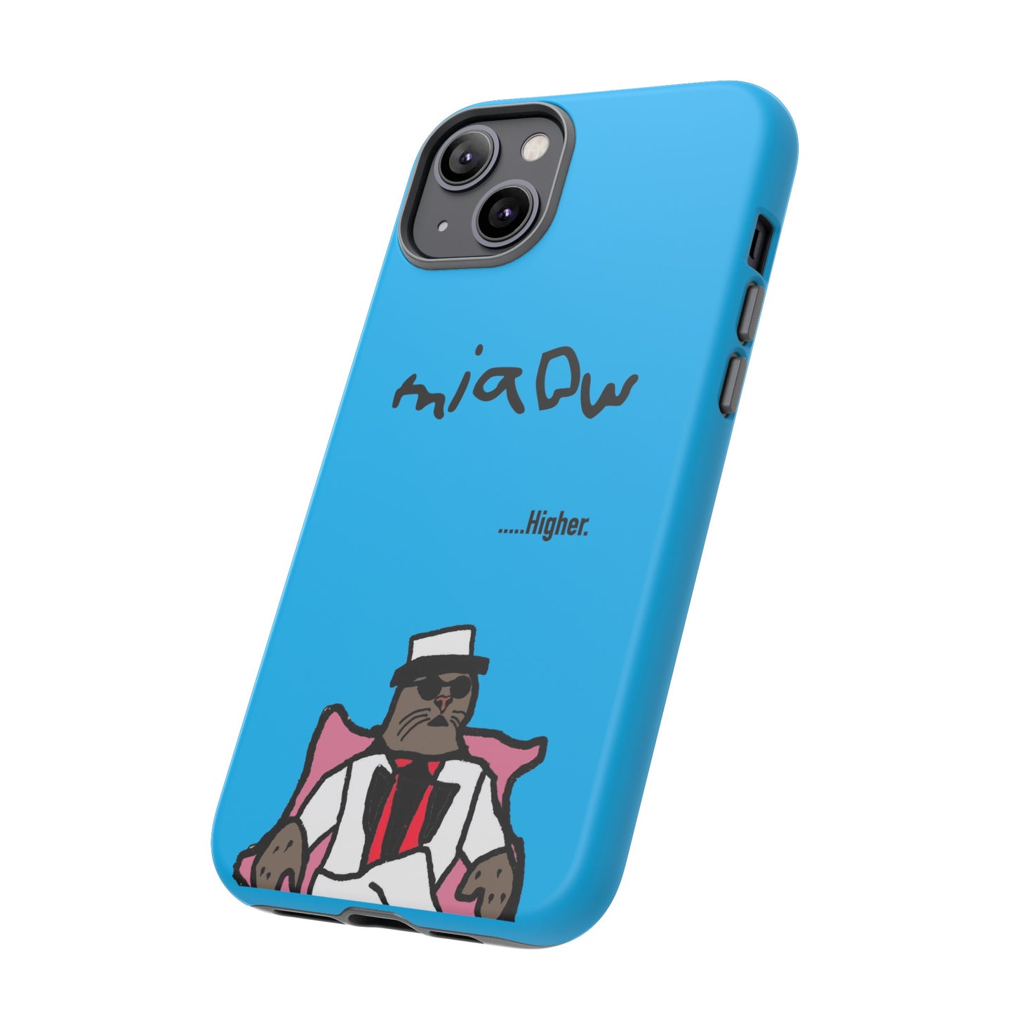 $MIAOW Phone case - Harder - Bright blue