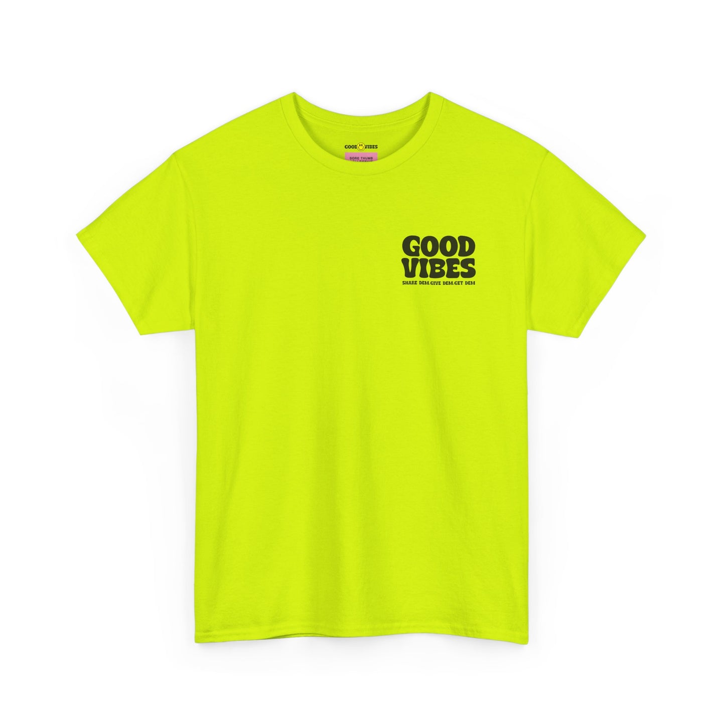 Good Vibes T-Shirt | Bold Graphics, Spiritual Style, & Crypto Merch in Brights, Pastels, Black & White