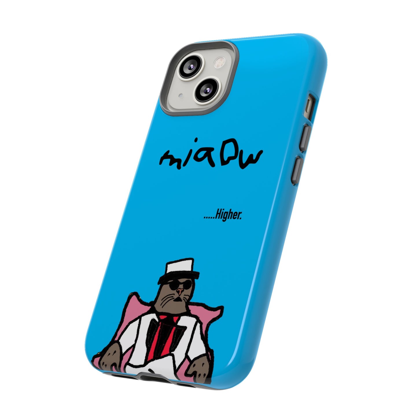 $MIAOW Phone case - Harder - Bright blue