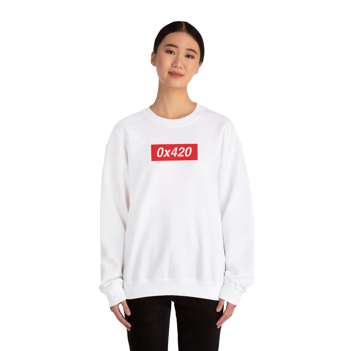 0x420 small logo sweater