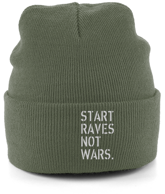 Start Raves Not Wars Beanie