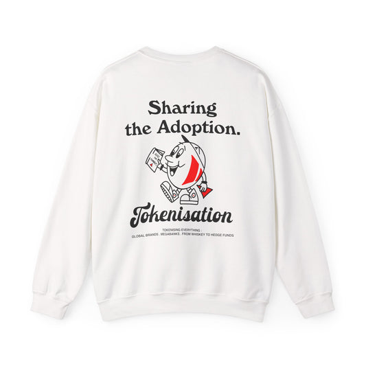 Copy of Avalanche Sharing Adoption White Sweatshirt