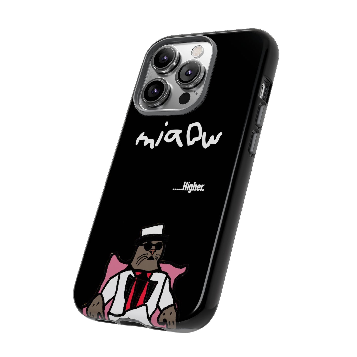 $MIAOW Phone case - Harder - Black