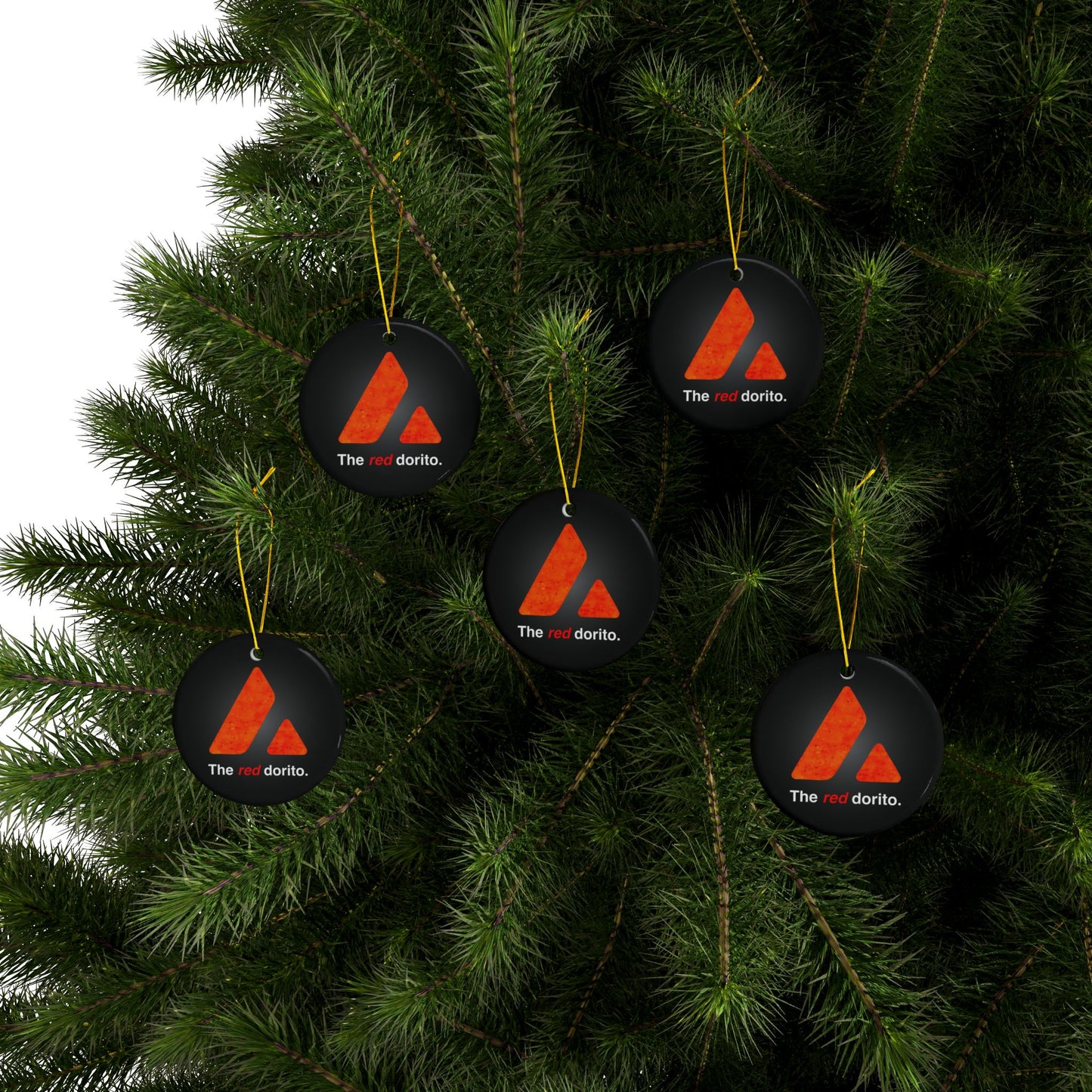 The Red Dorito - Avalanche Christmas Decoration