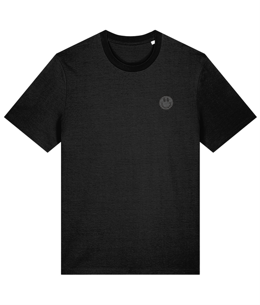 Smiley Face T shirt Blackout