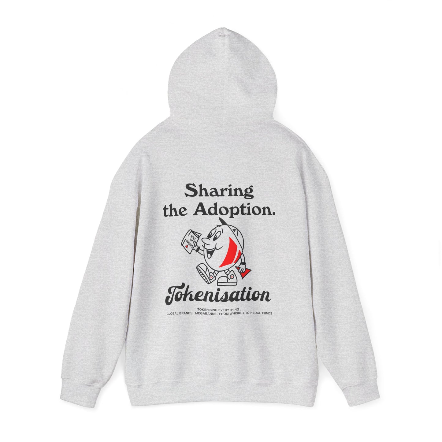 Avalanche Text Design Hoodie Black