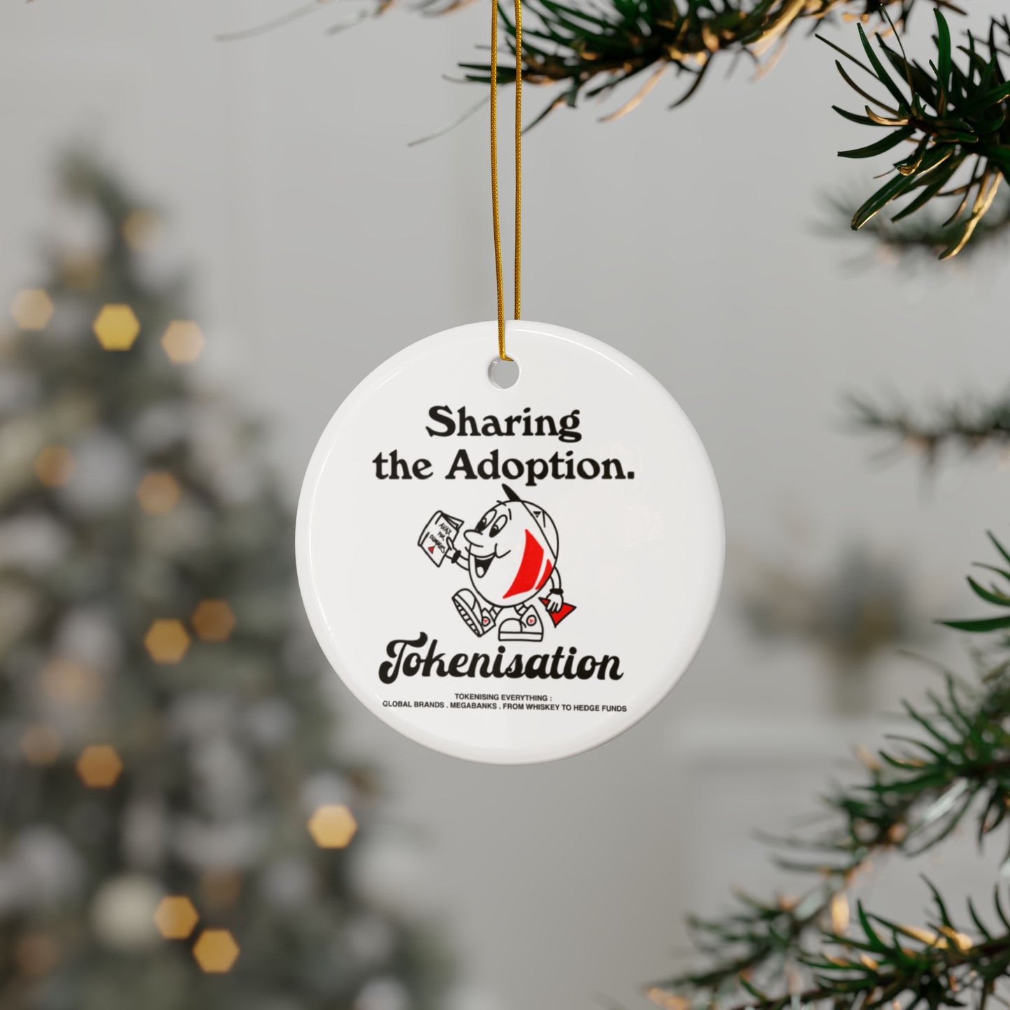 Sharing the Adoption white - Avalanche Christmas Decoration