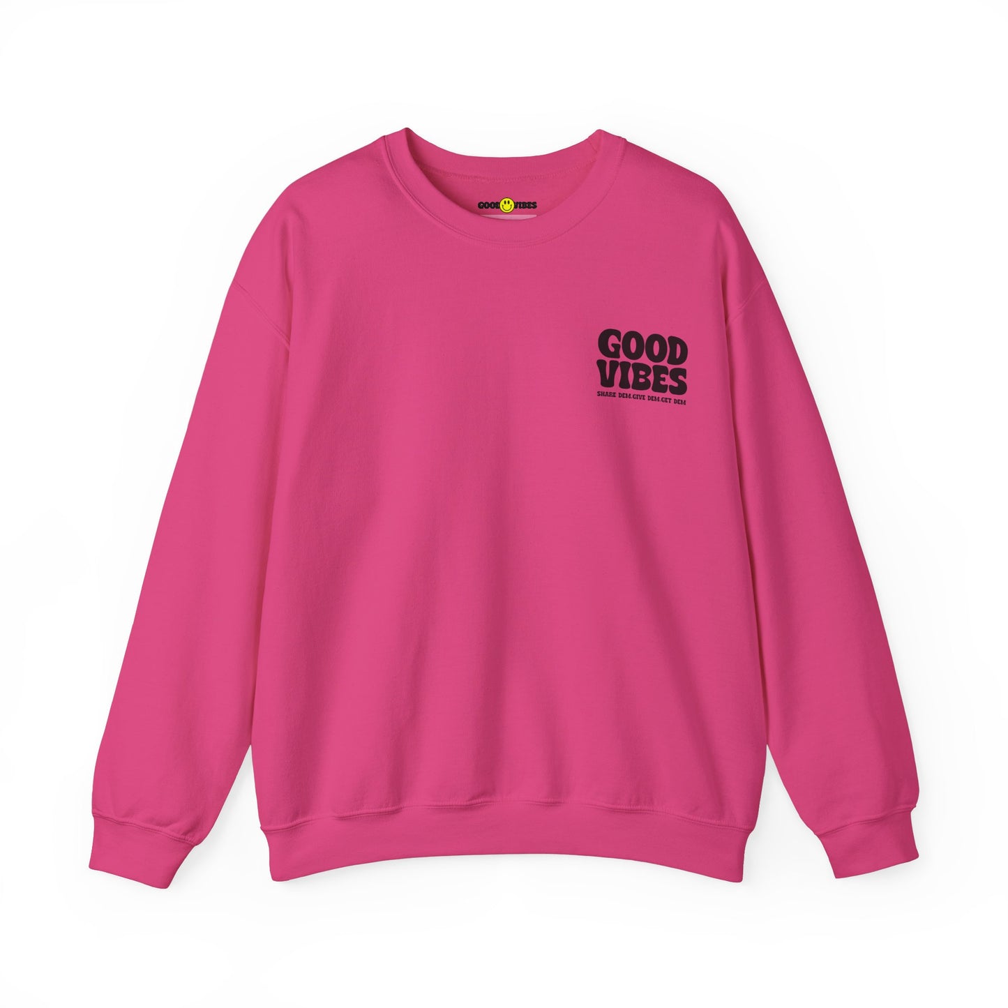 Good Vibes Sweatshirt | Bold Graphics, Positive Energy & Spiritual Style in Brights, Pastels, & Classic Colors