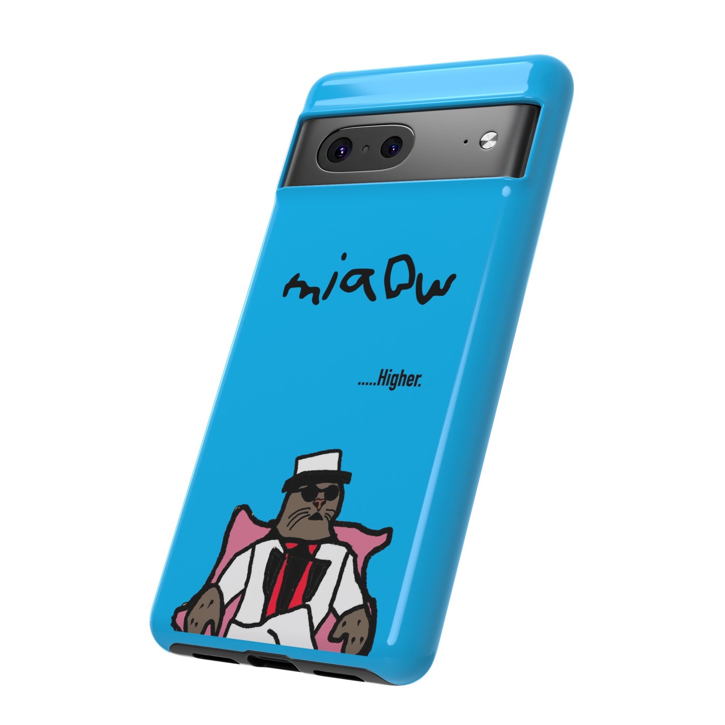 $MIAOW Phone case - Harder - Bright blue