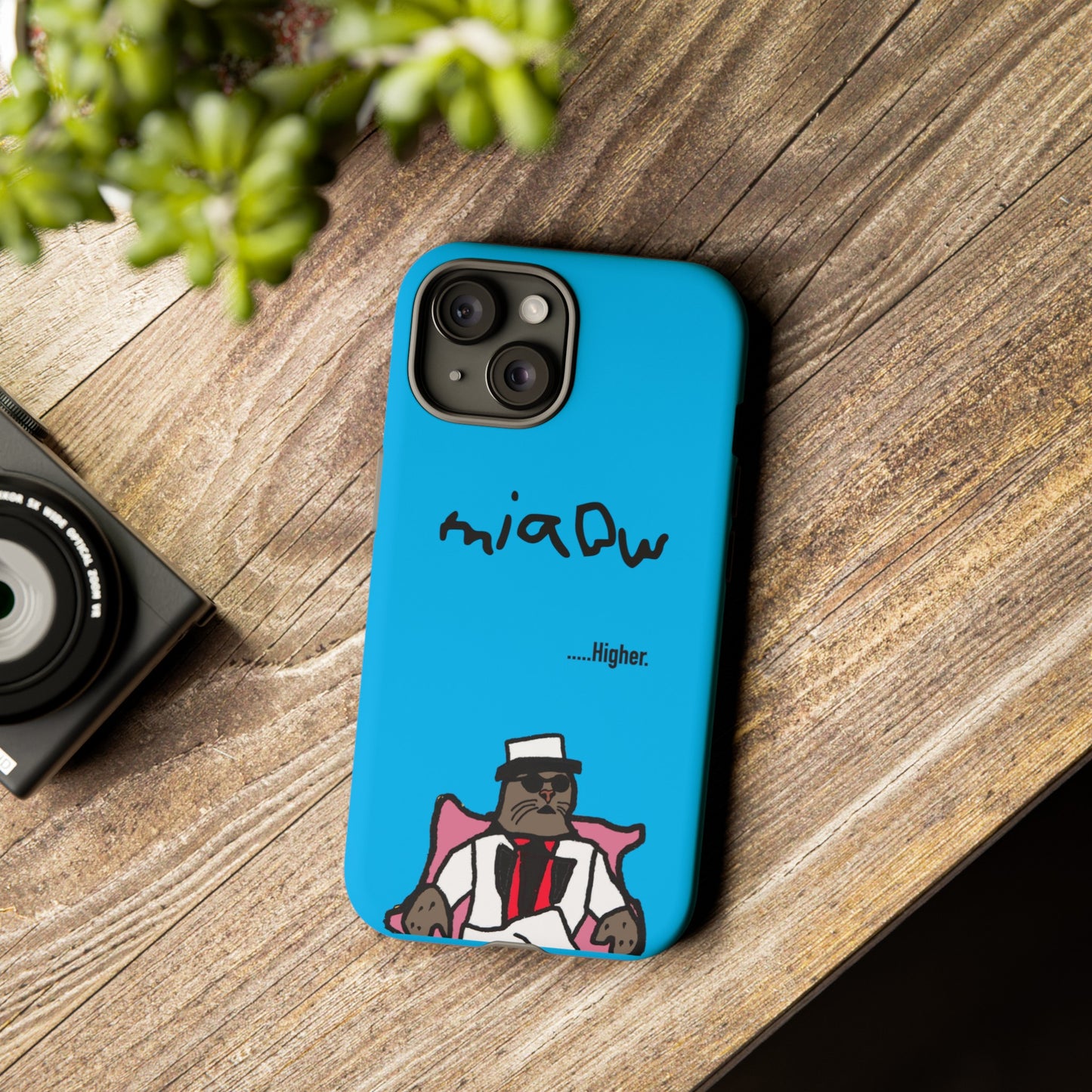 $MIAOW Phone case - Harder - Bright blue