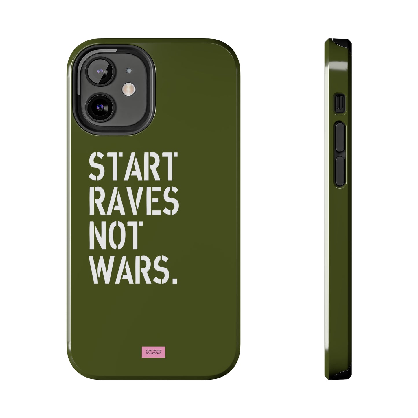 Start Raves Not Wars iPhone Case